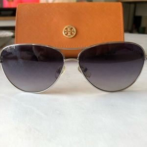 Tory Burch Aviator Sunglasses
